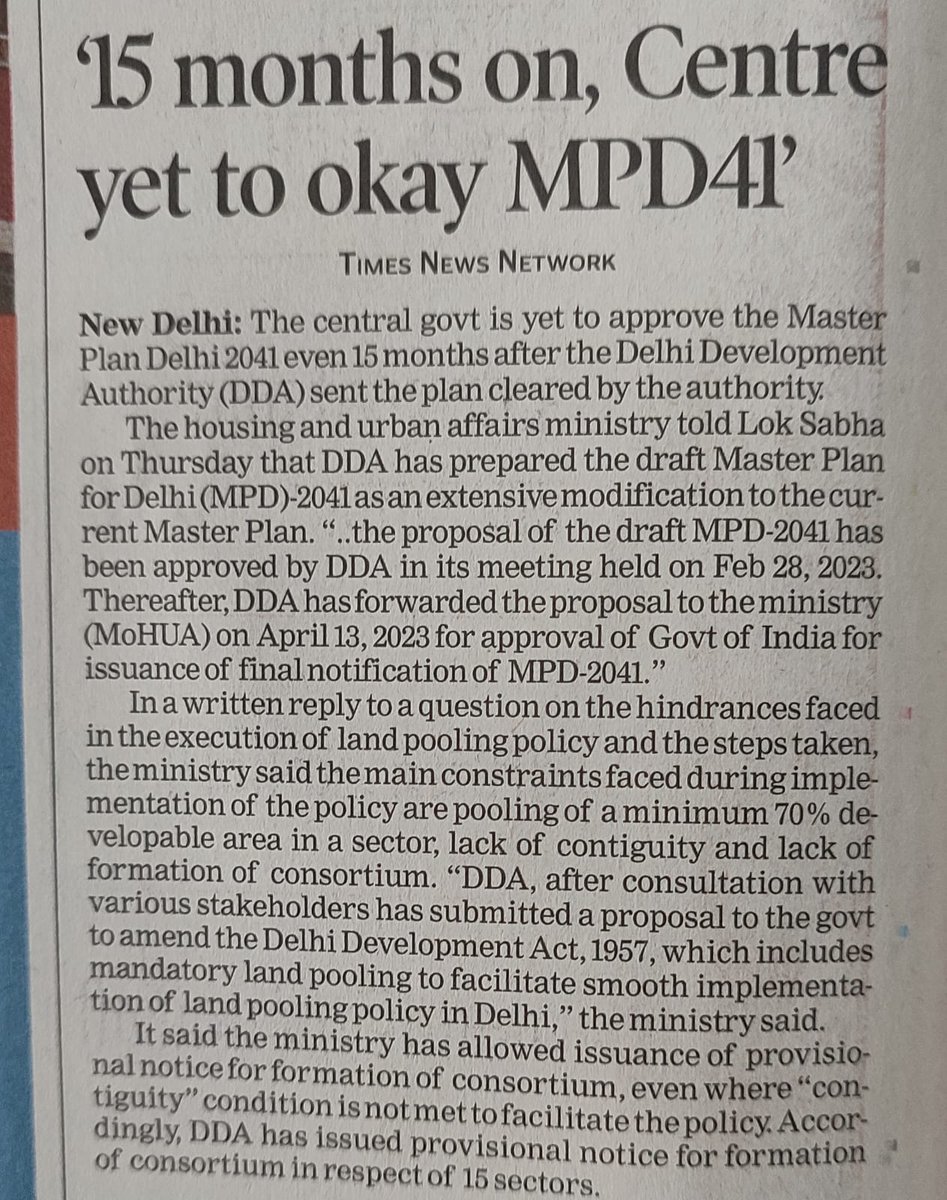 <a href="/narendramodi/">Narendra Modi</a> <a href="/AmitShah/">Amit Shah</a> <a href="/mlkhattar/">Manohar Lal</a> <a href="/Secretary_MoHUA/">Srinivas Katikithala</a> <a href="/kjsehrawat/">Kamaljeet Sehrawat</a> <a href="/RamvirBidhuri/">Ramvir Singh Bidhuri</a> <a href="/hdmalhotra/">Harsh Malhotra</a> <a href="/yogenderchando1/">Yogender chandolia</a>  IS Delhi not a part of india ? Why are you ignoring development of Delhi ? Is vikshit Bharat 2047 possible without develop capital ? Shame on you all .