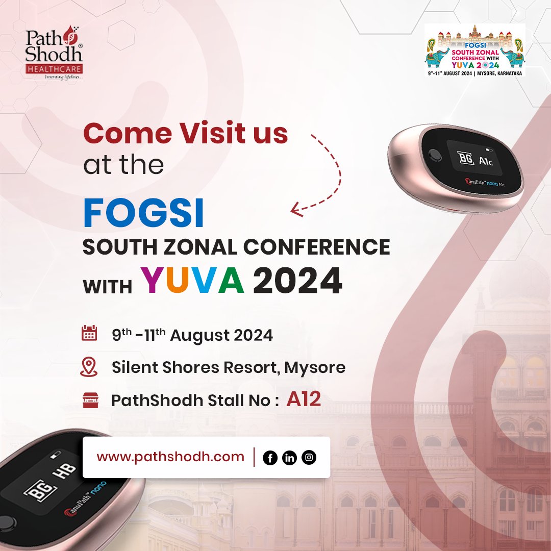 PathShodh (@pathshodh) on Twitter photo ๐ Visit Us at Stall No. A12! ๐
Weโre excited to showcase our innovative products at this conference, and as a special offer, we will be providing exclusive discounts on our products during the event.
#obgyconference
<a href="/Vinay_IISc/">Dr Vinay Kumar Chauhan</a> ๐ Visit Us at Stall No. A12! ๐
Weโre excited to showcase our innovative products at this conference, and as a special offer, we will be providing exclusive discounts on our products during the event.
#obgyconference
<a href="/Vinay_IISc/">Dr Vinay Kumar Chauhan</a>