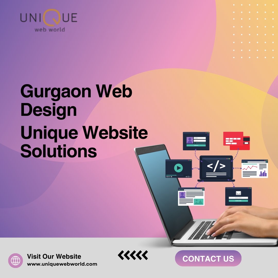 UniqueWebWorld1's tweet image. First impressions matter, especially online! Let Unique Web World craft a website for your Gurgaon business that leaves a lasting impact.
#WebDesignGurgaon #UniqueWebWorld #BrandBuilding #DigitalMarketing