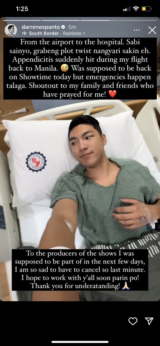 memasabi2024's tweet photo. Omg nasa hospital si Darren 😭

#DARREN @ES https://t.co/8wink2f9i0