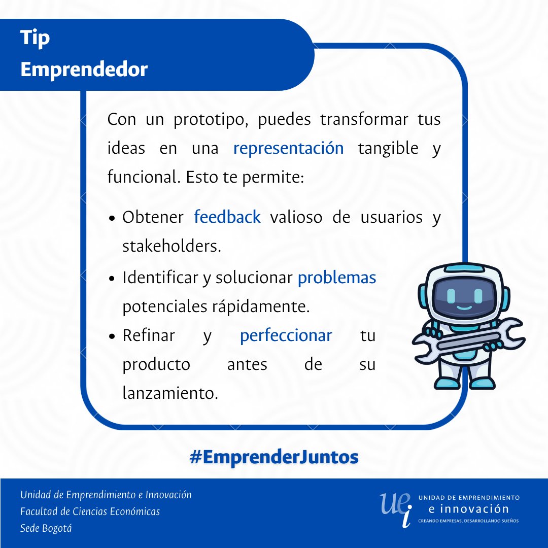 Unidad de Emprendimiento e Innovación - UNAL tweet media