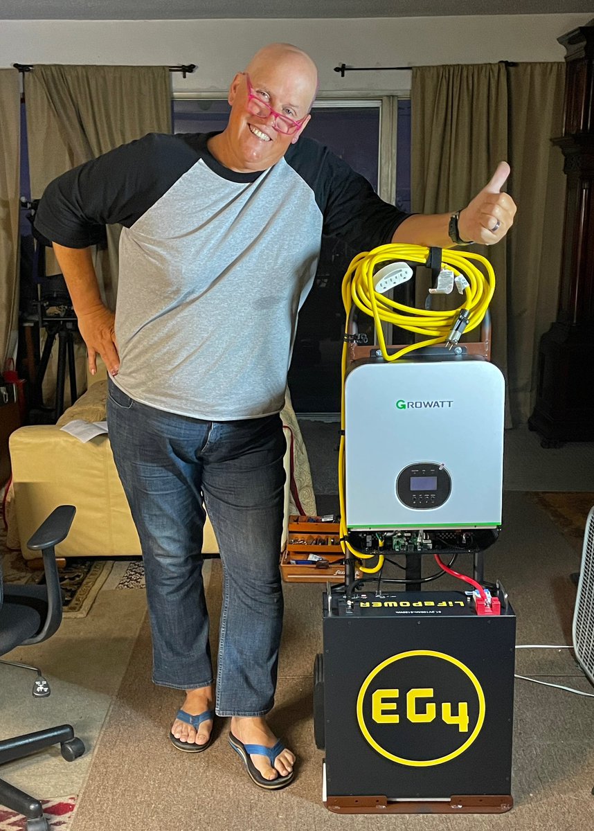 Mystic_Red_Rose's tweet image. I have built multiple #solarpower generators. The most recent one powers our mobile shelter the “Escape Pod” I’ve used mostly #Victron #EG4 #Renogy hardware, I get most of my parts online from #SignatureSolar and various hardware stores like #HarborFreight