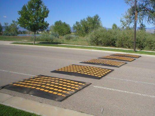 Killing more pedestrians to improve safety is a brilliant idea that only simple Simeon could come up with. Of course, other jurisdictions have solved this problem simply by creating slits through speed bumps/cushions that large emergency vehicles can drive through.