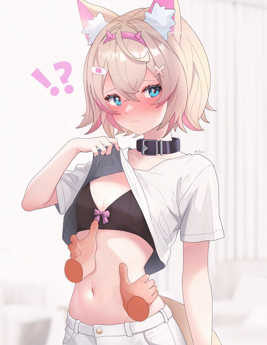 "i said no touching the tummy!!"
"ueh.. fine.. i guess it's ok if you touch it just a little bit.."