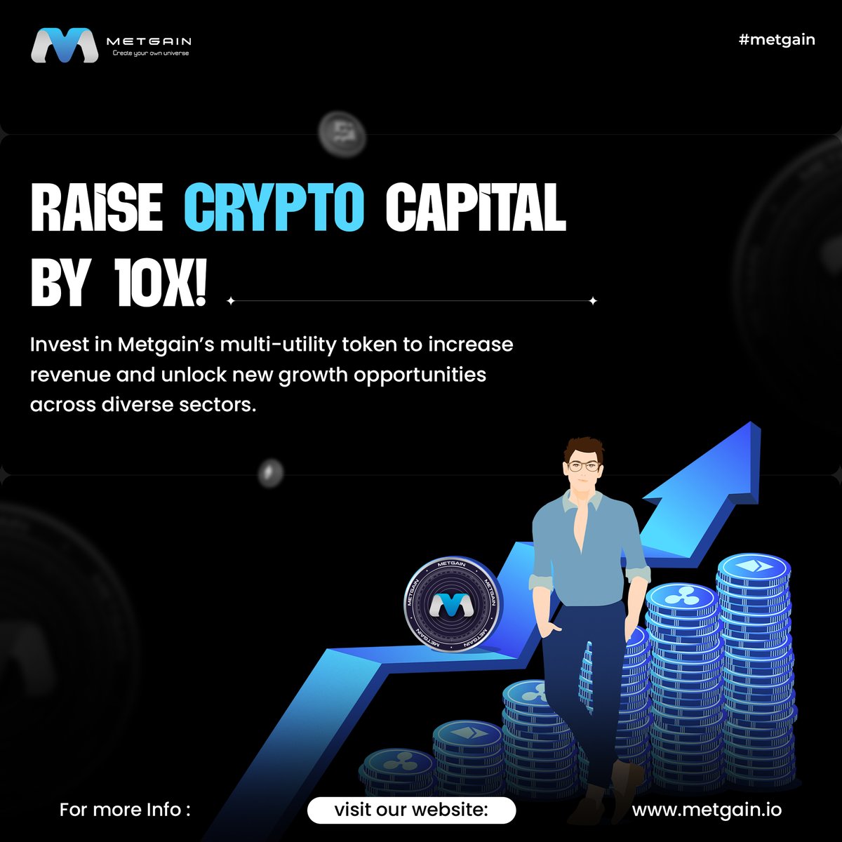 GregThomas7967's tweet photo. Multiply your crypto capital by 10X!

Invest in Metgain's multi-utility token to boost your revenue and tap into endless growth opportunities across various sectors.

Don’t miss out!
..
👉 Visit here for more information: https://t.co/kBS7ZyeiS8 👈
..
#Cryptot #Metgain #10XGrowth https://t.co/dFzlWTdkNG