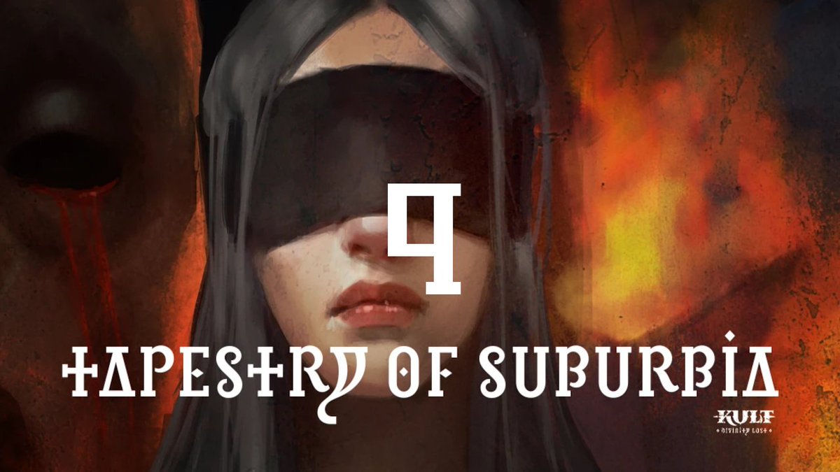 AventurasPickm1's tweet image. "Hay amigos que llevan a la ruina, y hay amigos más fieles que un hermano" Proverbios 18:24
Tapestry of Suburbia, sesión 9: youtu.be/5cACTXpii10
Lista: youtube.com/playlist?list=…
#kultdivinitylost #kult #kultdivinidadperdida

@Nosolorol @KultRPG