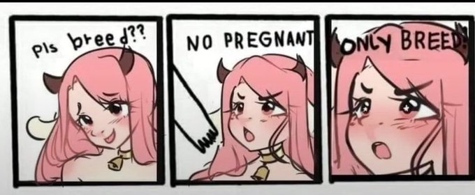 No pregnant. Only breed. https://t.co/ZBGGIrOeyL