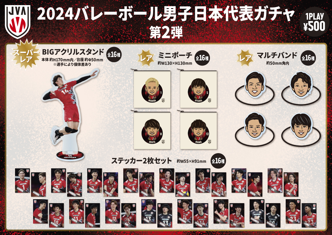 大塚達宣選手 明瞭 モバガチャ バレーボール男子日本代表2024 大塚達宣選手 明瞭 モバガチャ バレーボール男子日本代表2024