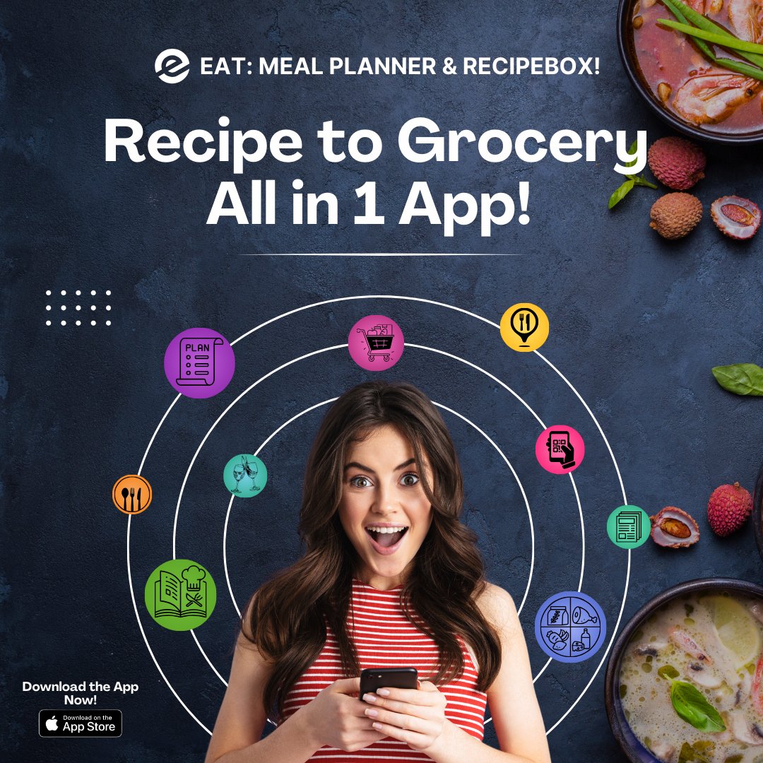 eating_ai's tweet image. Transform your meal routine with EAT!

Download the app now! - Link in bio

#eat #mealplanner #recipebox #recipe #meal #mealprep #food #calories #nutrition #shop #grocery #shopgrocery #app #mealapp #creative #healthyfood #fitness #foodie #healthylifestyle #foodporn #nutrition