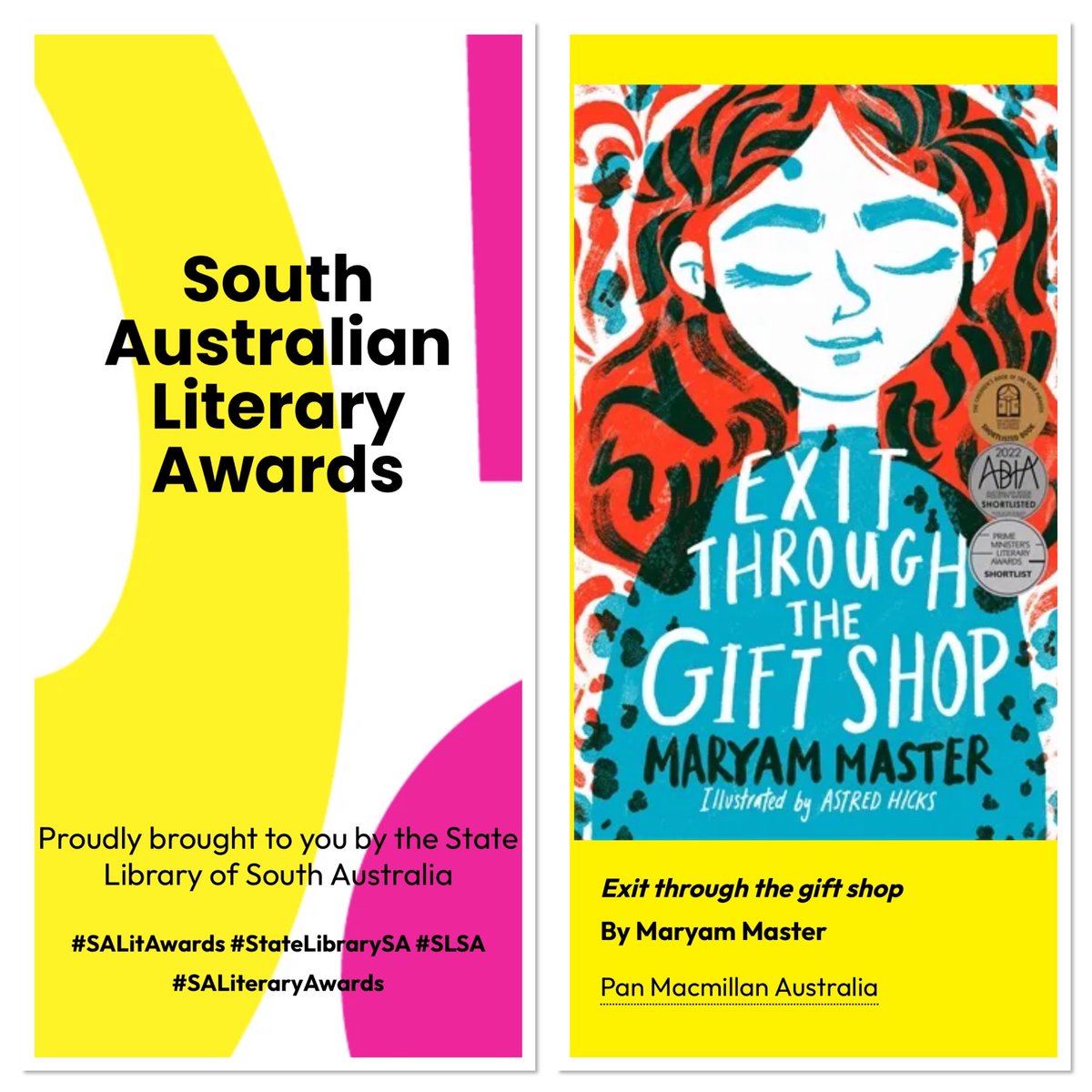 Maryam Master (@maryam_master) on Twitter photo Elated! And oh so grateful! Thank you to the State Library of South Australia for this great honour 🙏🏽 <a href="/SLSA/">State Library of South Australia</a>
#loveozmg #loveozya Elated! And oh so grateful! Thank you to the State Library of South Australia for this great honour 🙏🏽 <a href="/SLSA/">State Library of South Australia</a>
#loveozmg #loveozya