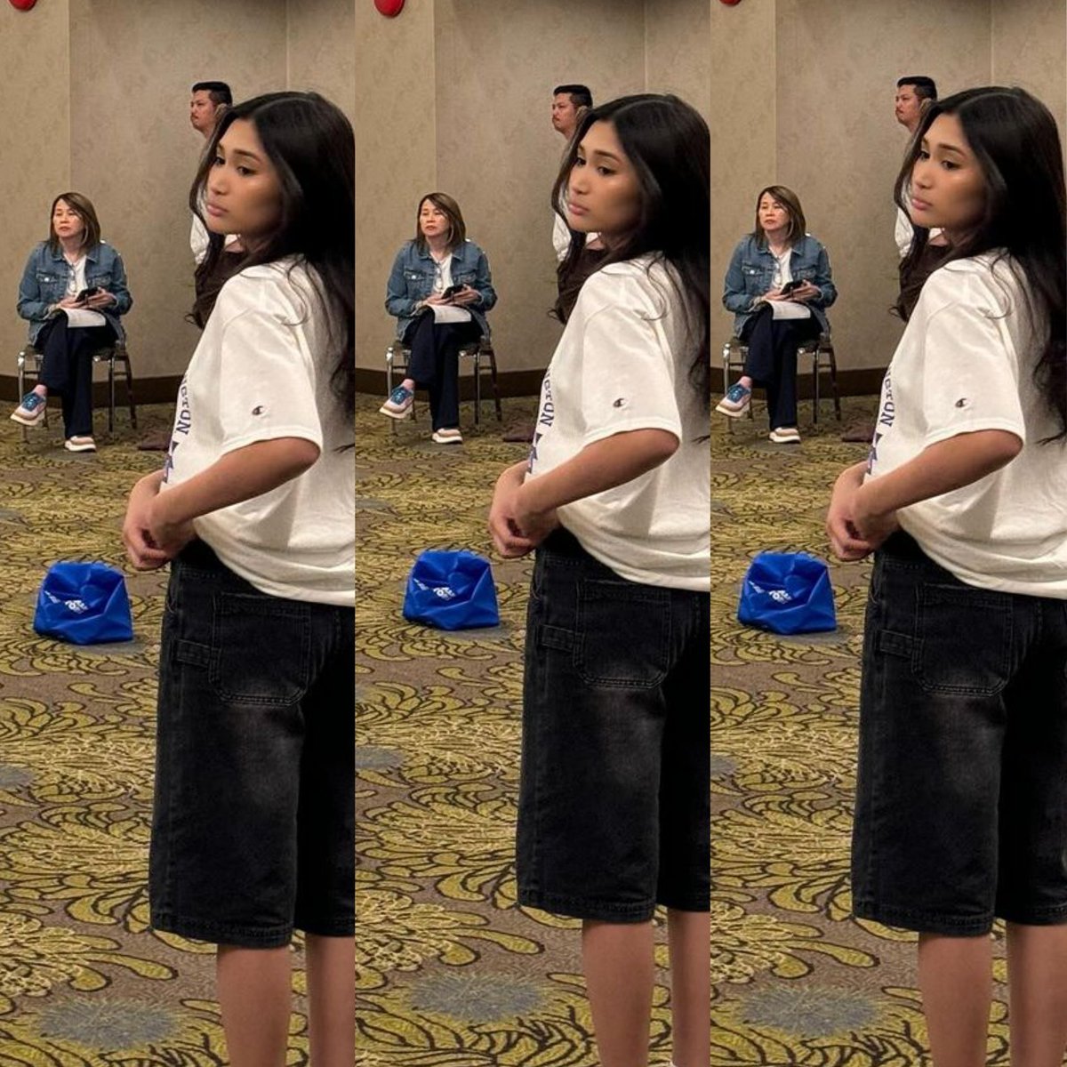 she looks so cool in jorts🤕