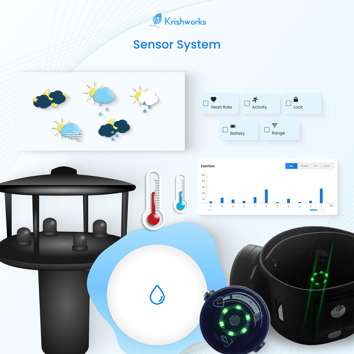 KrishworksTech's tweet image. Sensors, the senses of IoT, gather real-time data to optimize environments. From smart greenhouses to healthcare, monitoring, efficiency, safety, and decision-making.
Looking for IoT development services krishworkstech.com/contact-us/
#IoT #Smartdevice #IoTdevelopmentcompany #IoTservice