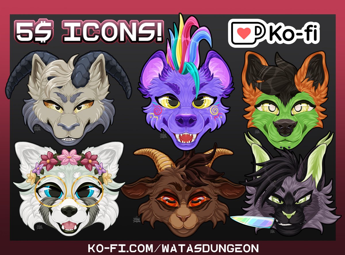 WatasDungeon's tweet photo. Last slot, get your 5$ monthly cell shaded icon! 
☕️https://t.co/kN55ppvZm4 https://t.co/sRqeMF9UhK
