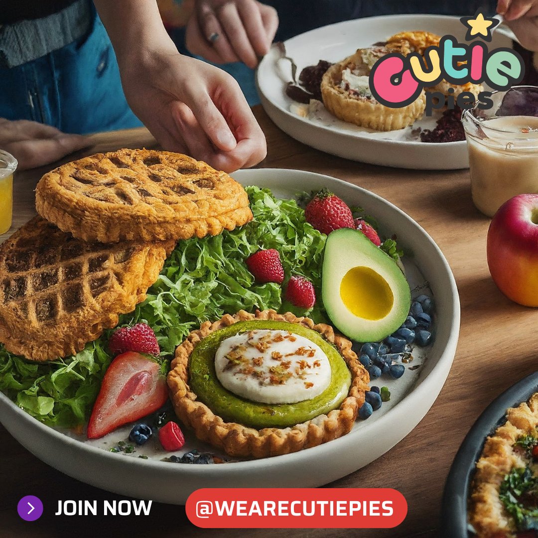 Indulge in a healthier lifestyle with CutiePies! Access nutritious gourmet options and educational resources. 

Be part of a wellness-focused community. 🍎 

#CutiePiesNFT #healthyliving #nutrition