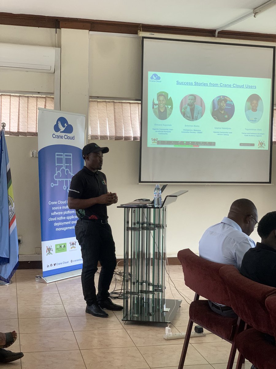 CraneCloud (@cranecloud_io) on Twitter photo Great pleasure hearing success stories from some community leads we've collaborated with over the years for developer and tech meetups.
<a href="/JsKampala/">JavaScript Kampala</a> <a href="/mishubs/">Makerere Innovation Society</a> <a href="/ATCommunityKla/">Africa's Talking Developer Community Uganda</a> <a href="/code_academy_ug/">CODE ACADEMY UGANDA</a> shared their journeys and Crane Cloud’s impact. <a href="/NIsophel/">Isophel N. Mbura</a> <a href="/solomonbwiree/">Solomon Bwire</a> <a href="/kayondoedward/">Kayondo Edward</a> Great pleasure hearing success stories from some community leads we've collaborated with over the years for developer and tech meetups.
<a href="/JsKampala/">JavaScript Kampala</a> <a href="/mishubs/">Makerere Innovation Society</a> <a href="/ATCommunityKla/">Africa's Talking Developer Community Uganda</a> <a href="/code_academy_ug/">CODE ACADEMY UGANDA</a> shared their journeys and Crane Cloud’s impact. <a href="/NIsophel/">Isophel N. Mbura</a> <a href="/solomonbwiree/">Solomon Bwire</a> <a href="/kayondoedward/">Kayondo Edward</a>