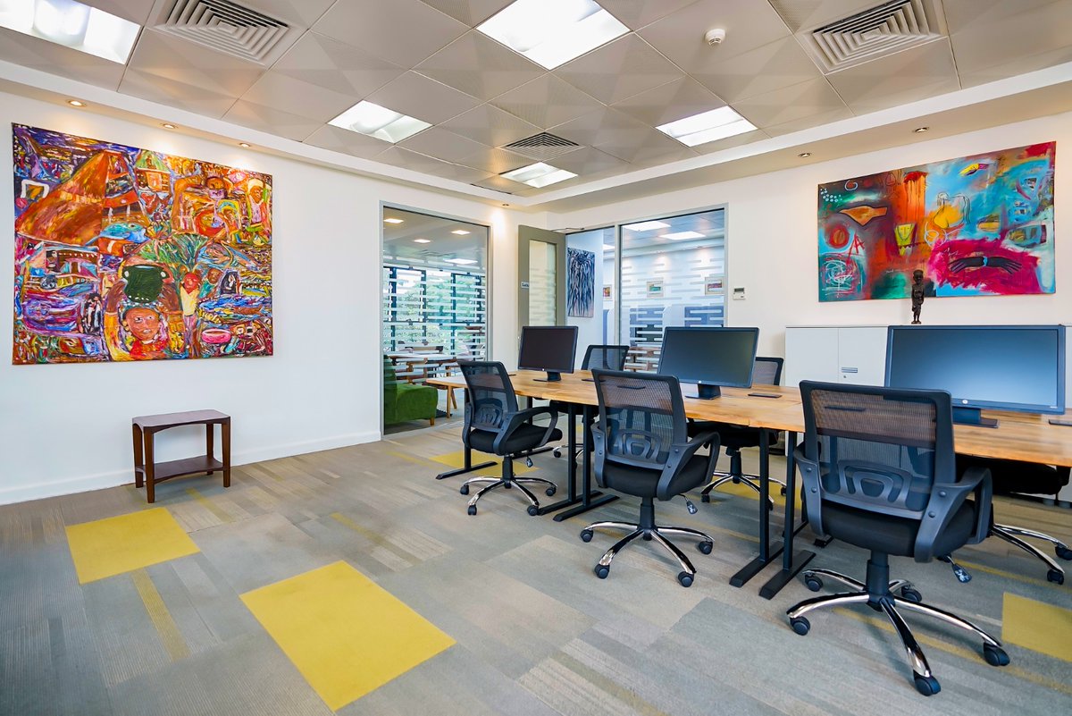 Teja Spaces (@tejaspaces) on Twitter photo Happy International Coworking Day! 🥳
🎉 Limited-time offer: Rent a private office or coworking desk for 6+ months at $350/workstation & desks from $150.
📧 info@teja-africa.co to reserve.
*T&C Apply
#TejaSpaces #Coworking #Nairobi #InternationalCoworkingDay Happy International Coworking Day! 🥳
🎉 Limited-time offer: Rent a private office or coworking desk for 6+ months at $350/workstation & desks from $150.
📧 info@teja-africa.co to reserve.
*T&C Apply
#TejaSpaces #Coworking #Nairobi #InternationalCoworkingDay