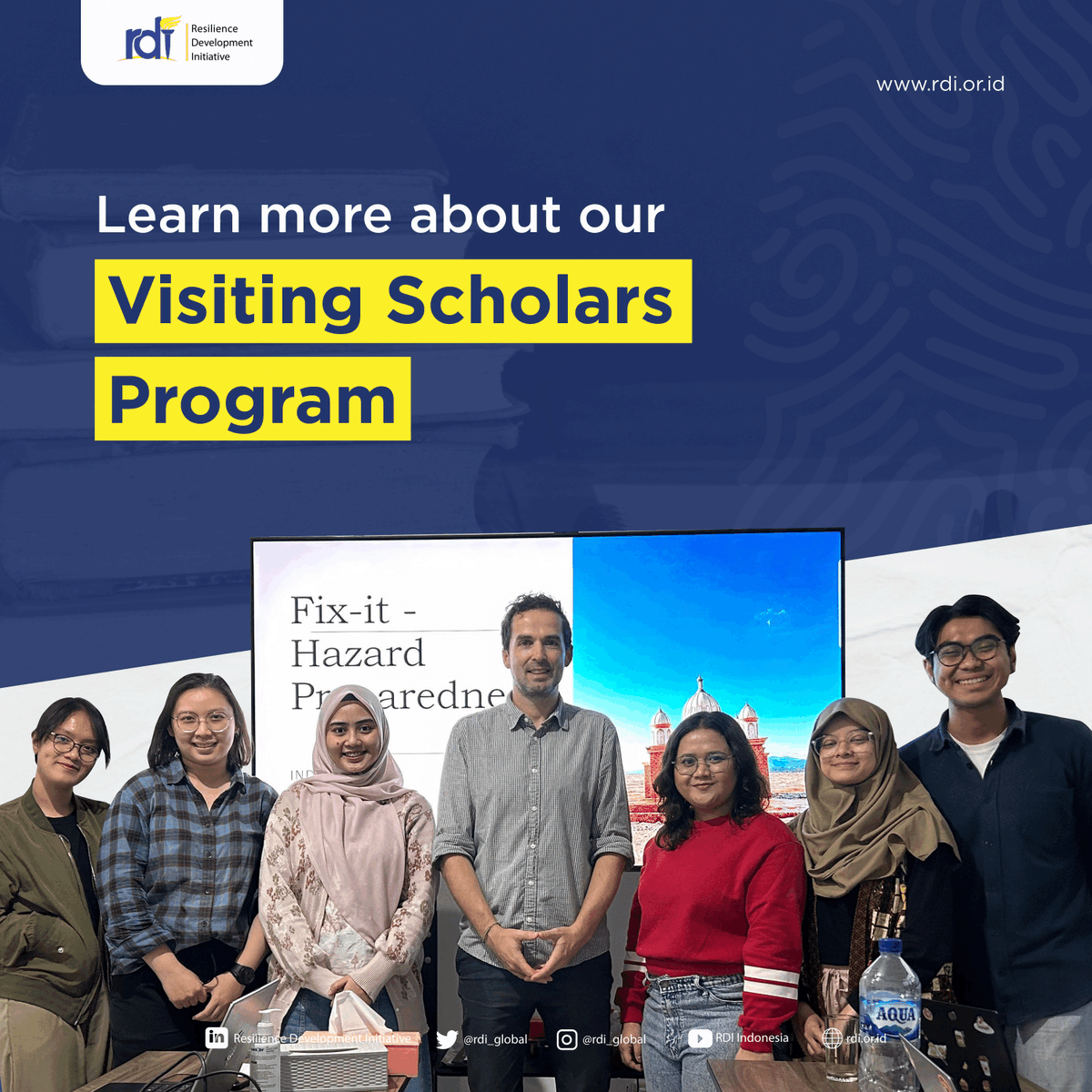 #RDIProgram RDI offers visiting scholar programs for domestic &amp; international researchers. Explore resilience &amp; sustainable development through in-depth research, leveraging our network &amp; resources.
