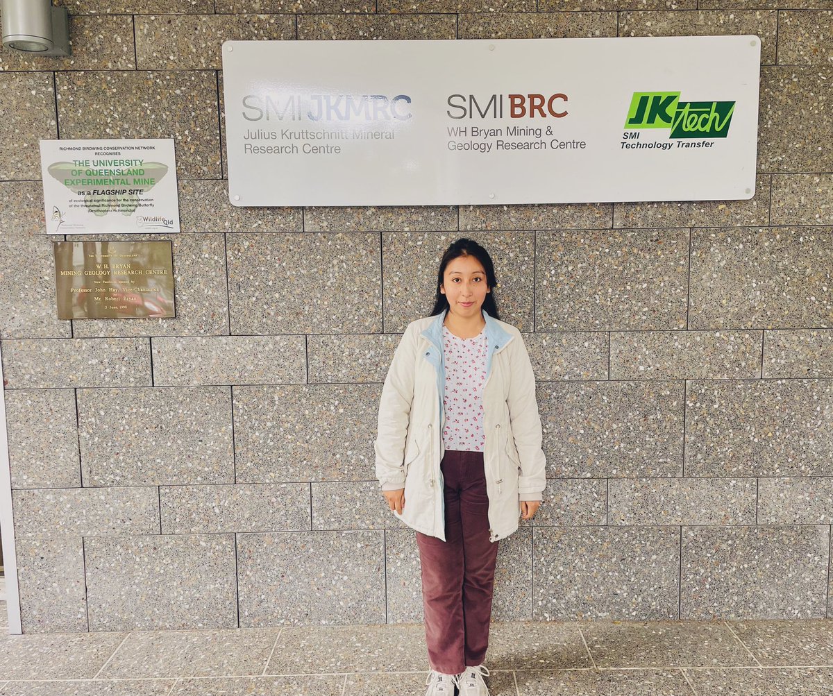Friday brings… a new team member! Welcome to #MIWATCH Pamela Curi Rivera! Pamela is a UQ masters student who will be doing a research project supervised by Rosie Blannin and myself working on geoenviro characterisation of a WA mine site. Welcome! #mining #geology <a href="/SMI_UQ/">Sustainable Minerals Institute (SMI), UQ</a>