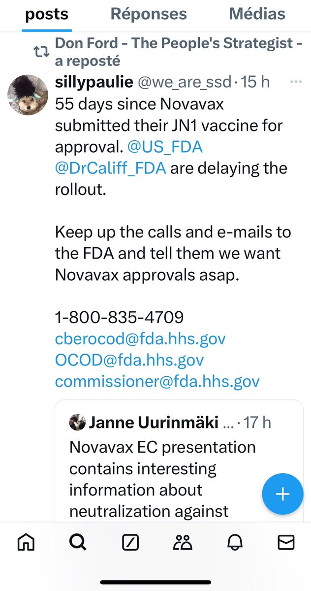 MoreauGabarain's tweet image. #Novavax #Sabotaged #WhereIsNovavax 
@CDCDirector are you in charge of something . @
Or should I ask @KamalaHarris and @tim_walz .

@US_FDA @DrCaliff_FDA you are failing! 

My son won’t have his vaccine before university , Tim’s daughter maybe neither.

@mtosterholm ‘s personal