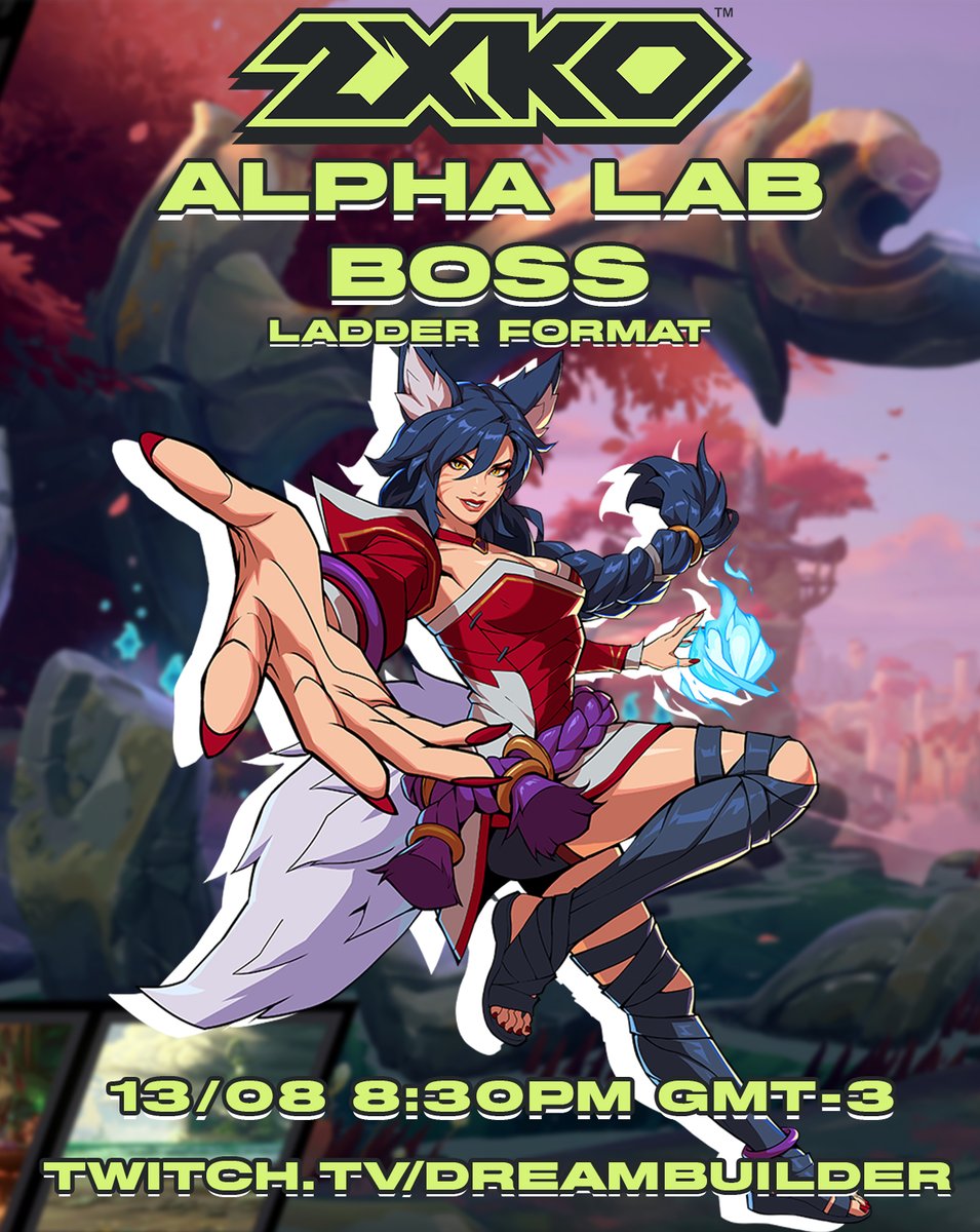 Pero por supuesto que se tenia que venir. Les traigo un formato ladder de <a href="/Play2XKO/">2XKO</a> para la region de Brasil!

📅13/8 - 8:30PM (GMT-3)

✍️start.gg/2xko-dream

Hagan repost🔁 y denle like❤️