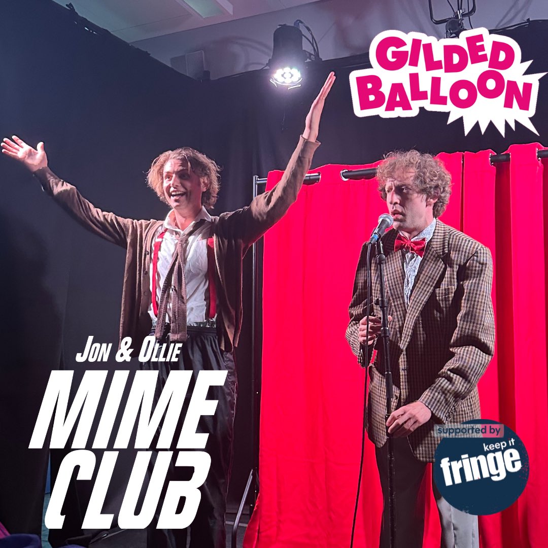 Jon & Ollie - See MIME CLUB at #EdFringe! (@jon_and_ollie) on Twitter photo Shhhโฆ we heard there are just a few 2-4-1 tickets available for MIME CLUB everyday - but you have to order quick to grab them!
Use code โSayNothingโ to activateโฆ
๐๏ธ: bit.ly/MIMECLUB
See you at 2.20pm at <a href="/Gildedballoon/">Gilded Balloon</a> Patterhoose!
#EdFringe #UnleashYourFringe Shhhโฆ we heard there are just a few 2-4-1 tickets available for MIME CLUB everyday - but you have to order quick to grab them!
Use code โSayNothingโ to activateโฆ
๐๏ธ: bit.ly/MIMECLUB
See you at 2.20pm at <a href="/Gildedballoon/">Gilded Balloon</a> Patterhoose!
#EdFringe #UnleashYourFringe