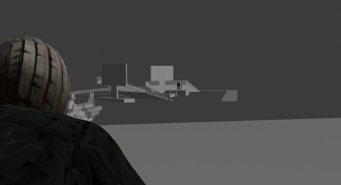 TrackerOfTruth's tweet image. Trump Assassination Attempt Re-Created. I've worked like hell to get the dimensions as close as possible to real world scene. Two Lines: 1 is from Shooters AR15 to Trump's right ear. 2: where heroic Firefighter was shot/killed(condolences). Crooks tried to shoot Trump on ground.