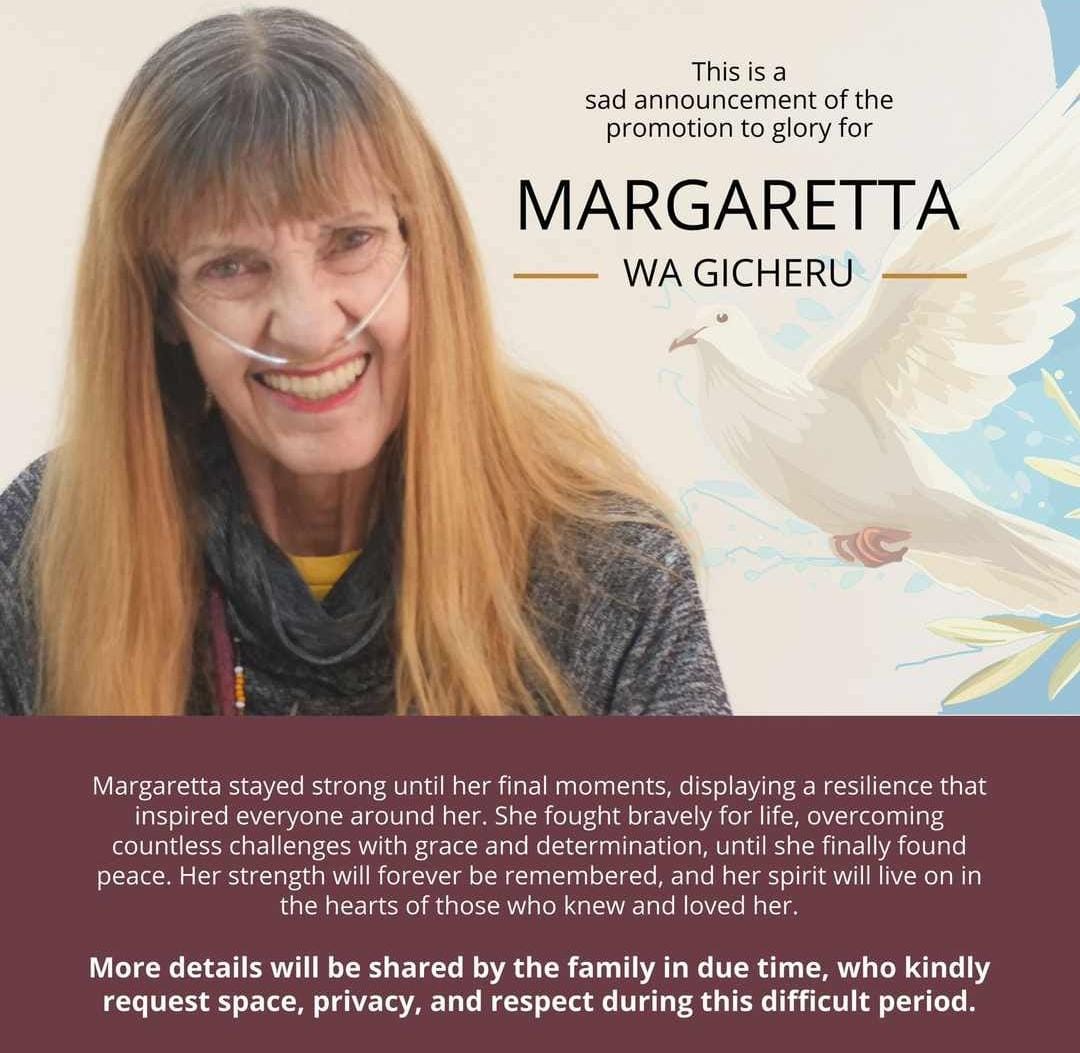 For always showing up. For writing about us with so much passion. For using such generous words. For linking our work to our lineage. For your revolutionary work and camaraderie with December 12th and Mwakenya comrades. Thank you.

Rest well <a href="/maxgacheru/">margaretta wa gacheru</a>.