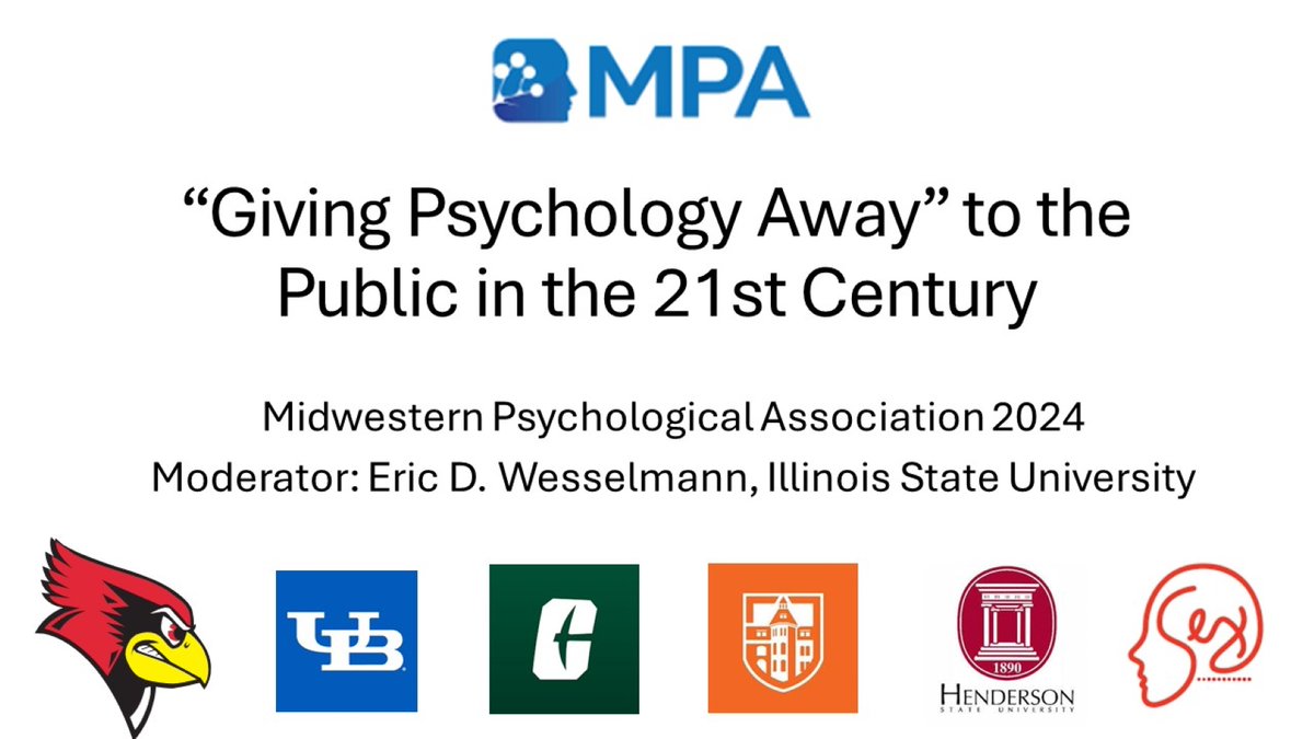 I had the immense pleasure &amp; privilege to chat with  <a href="/DrAprylA/">Dr. Apryl Alexander</a> @ShiraGabriel <a href="/DrVanessaHintz/">Dr. Vanessa Hintz (she/her)</a> <a href="/Dark_Loops/">Dark Loops Productions</a> <a href="/jordanjamparty/">J. Scott Jordan</a> <a href="/JustinLehmiller/">Justin Lehmiller</a> <a href="/Superherologist/">Dr. Travis Langley</a> about diverse ways to communicate psychology to the public <a href="/MidwesternPsych/">MidwesternPsychAssociation</a> #MPA2024 
youtu.be/dNofhlIXk2o