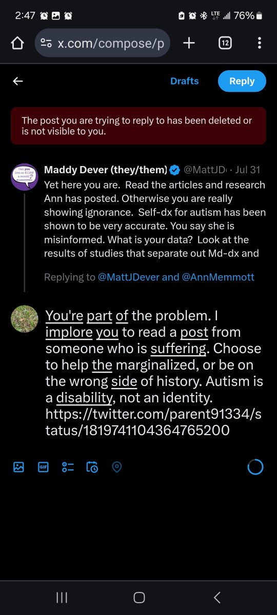 parent91334's tweet photo. @MattJDever lol they blocked me.
This is the link. This is the message. Spread it.
https://t.co/wZvUNnmZVB https://t.co/TCZjoGi1L5