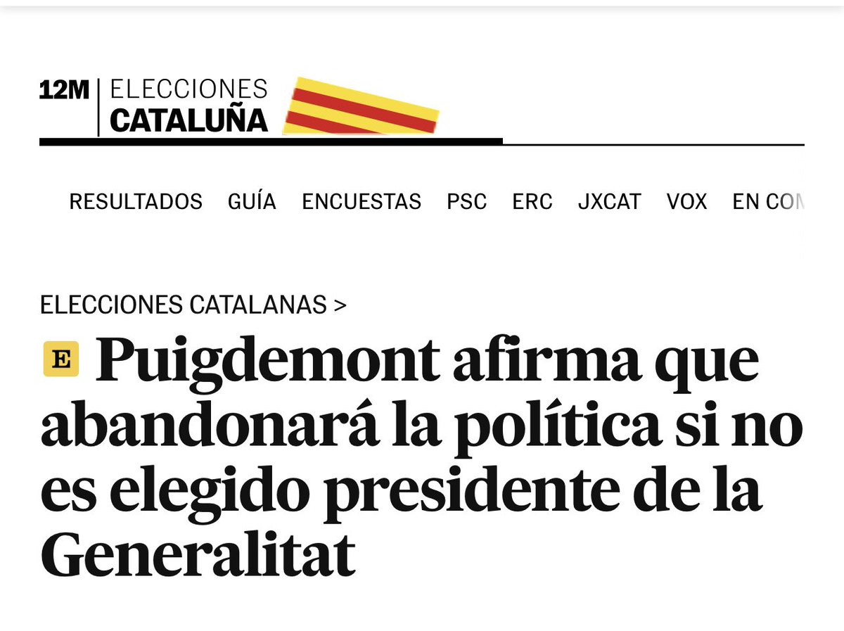 _InakiLopez_'s tweet photo. Pues Illa ya es President de la Generalitat. A Puigdemont le queda una última promesa por cumplir… https://t.co/8btsPUCGHe