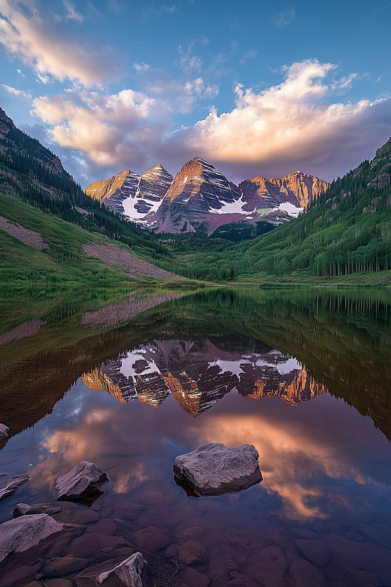 GM 🌄 from Maroon Bells, Colorado.

“The mountains are calling, and I must go.” — John Muir
 
#Colorado #NaturePhotography
