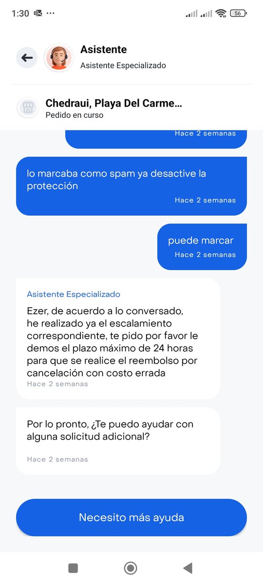 ezer_yniesta's tweet photo. Hola @Profeco.  @RappiMexico me prometió un reembolso por un error en su app  y me cobró por un producto que no recibí y ahora me dicen que es imposible tengo pruebas de todo. donde puedo levantar mi queja oficial? En Quintana Roo. https://t.co/5OfgcCYDYA