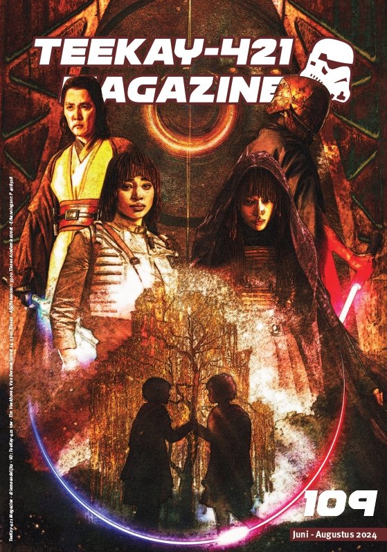 Sompeetalay's tweet image. TeeKay-421 Magazine 109 - release eind augustus! Je abonneren kan via onze website (teekay-421.be). Art door @mathildefrench (front) &amp;amp; @KevinBeentjes (back)

#teekay421 #starwarsfanclub #starwarsmagazine #starwarsbelgium #theacolyte #caravanofcourage