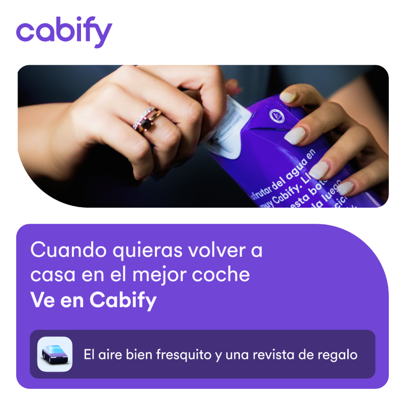 cabify_espana's tweet photo. ¡Música, aire fresco y relax! No es una estancia de hotel, es tu próximo viaje en Cabify. Viaja con los mejores conductores y en coches muuuy cómodos.