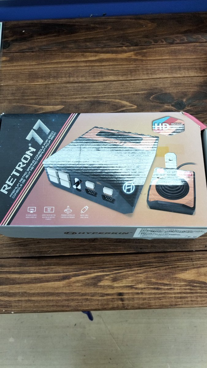 hardoff_yabe's tweet photo. アタリのレトロン77入荷しました!
至高のレトロゲームをHD画質で!
#レトロゲーム #retron77
#ハードオフ #ハードオフ相模原矢部店 https://t.co/TNQJ1ADj0Y
