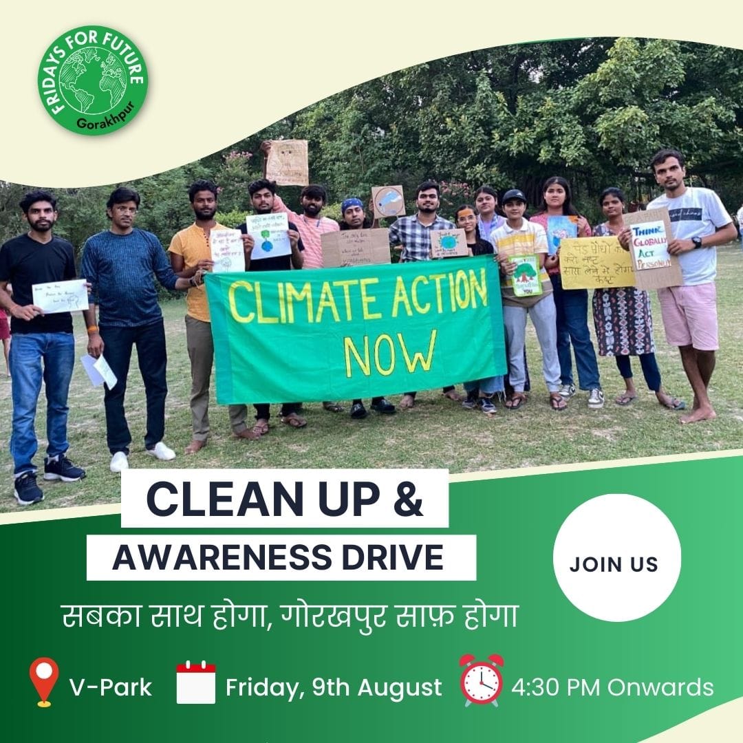 fffGorakhpur's tweet image. Clean-Up &amp;amp; Awareness Drive 
 🌱🌿
#fridaysforfuturegorakhpur 
#Fridaysforfuture 
#cleanupdrive