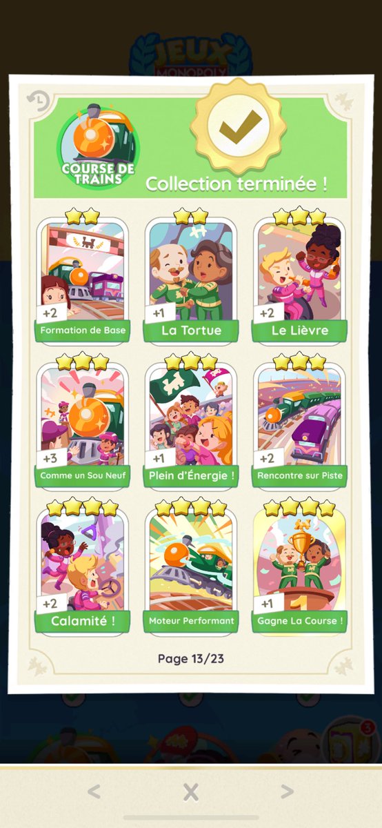 lezhenge's tweet photo. Trade ? 
Set 10 -> 13
#MonopolyGo #MonopolyGoTrade https://t.co/oizl2WPP6C