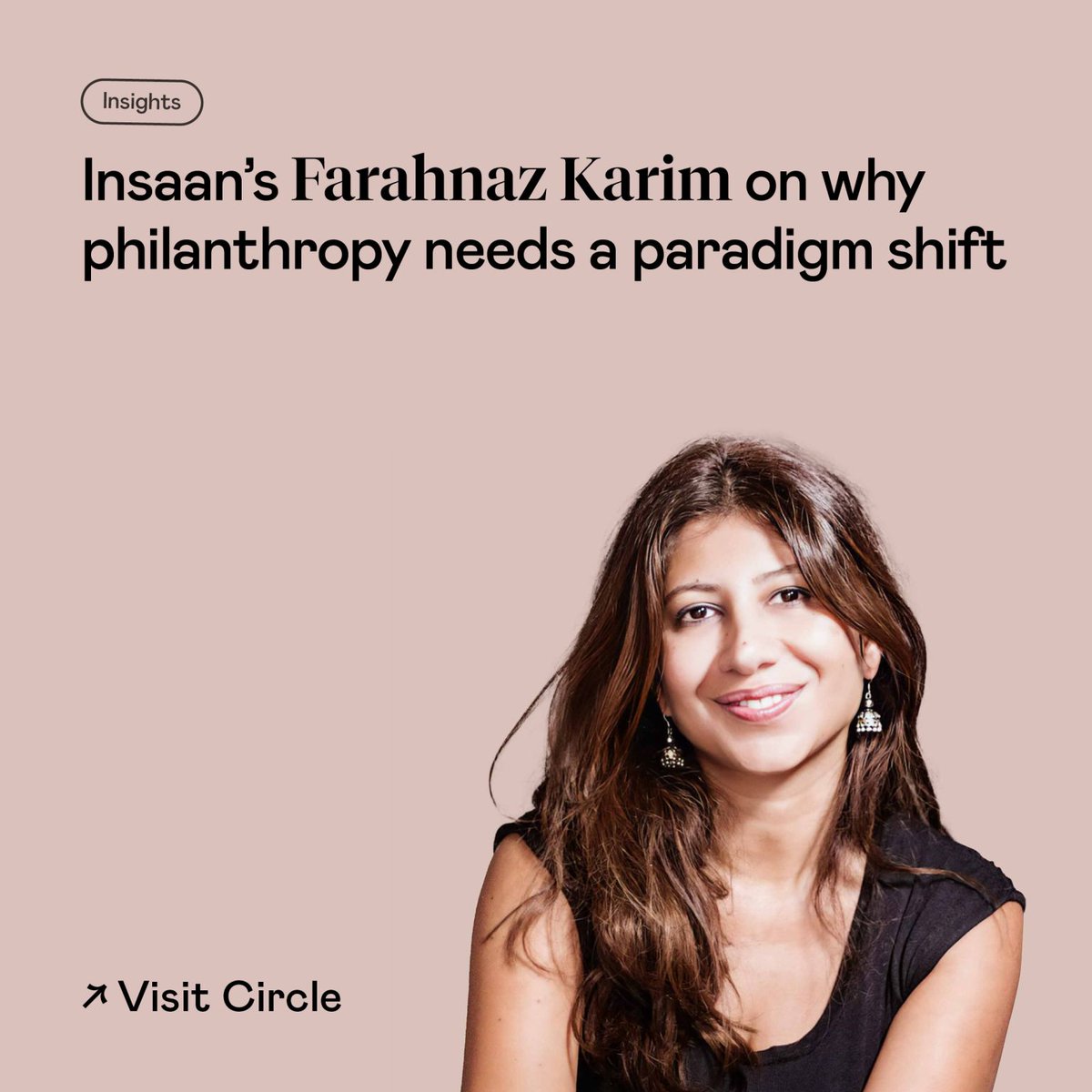 Circle Network (@circlemena) on Twitter photo Dr Farahnaz Karim, CEO of <a href="/theInsaanGroup/">Insaan Group</a>, shares her experience of and belief in "catalytic capital” and how taking greater risks can lead to more sustainable and scalable solutions for communities. > bit.ly/3Ar4j27
#CatalyticCapital #philanthropy #SocialImpact Dr Farahnaz Karim, CEO of <a href="/theInsaanGroup/">Insaan Group</a>, shares her experience of and belief in "catalytic capital” and how taking greater risks can lead to more sustainable and scalable solutions for communities. > bit.ly/3Ar4j27
#CatalyticCapital #philanthropy #SocialImpact