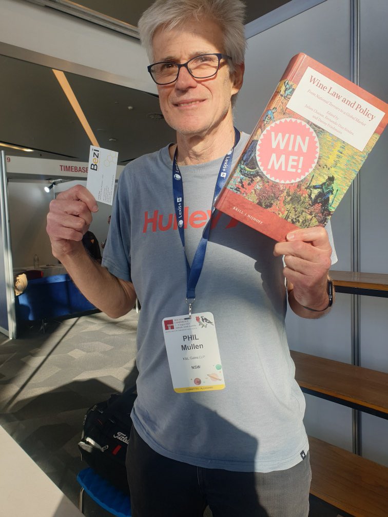 BeziPublishing's tweet photo. @Brill_Law @degruyter_brill Congratulations to Phil Mullen @philmull for winning a copy of ‘Wine Law and Policy’ published by @Brill_Law. Cheers! 🍷 

➡️ https://t.co/IiOxneIVO7 https://t.co/IMD7sd6zSO