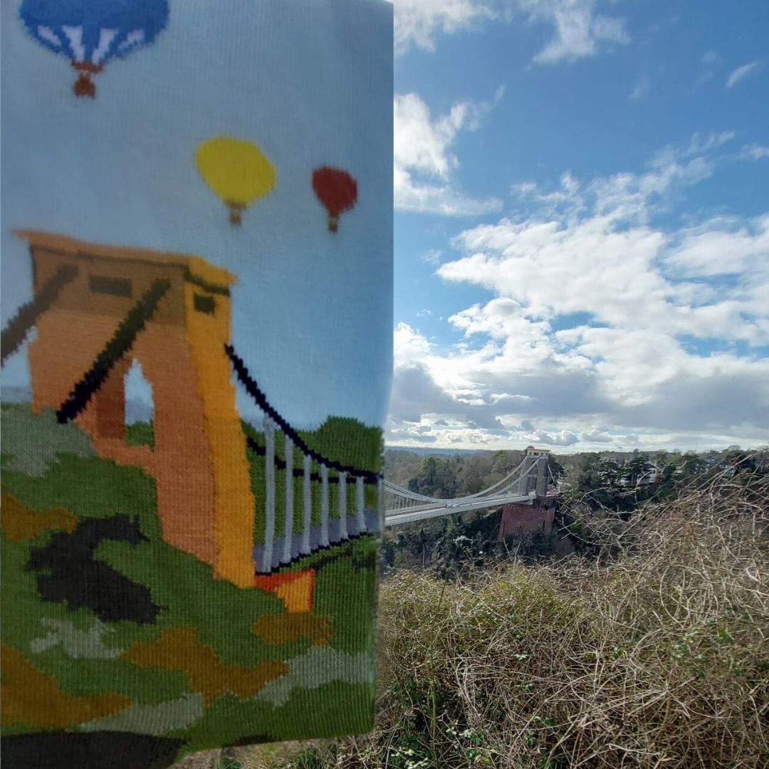 It's Bristol Balloon Festival Weekend! 

We love this iconic Bristol event so much that we had to include it in our 'Bristol Sock'. Visit us in-store to purchase.  

Enjoy fellow Bristolians! 

#Tailors #Outfitters #BristolSock #BalloonFestival #CliftonSuspensionBridge #Bristol
