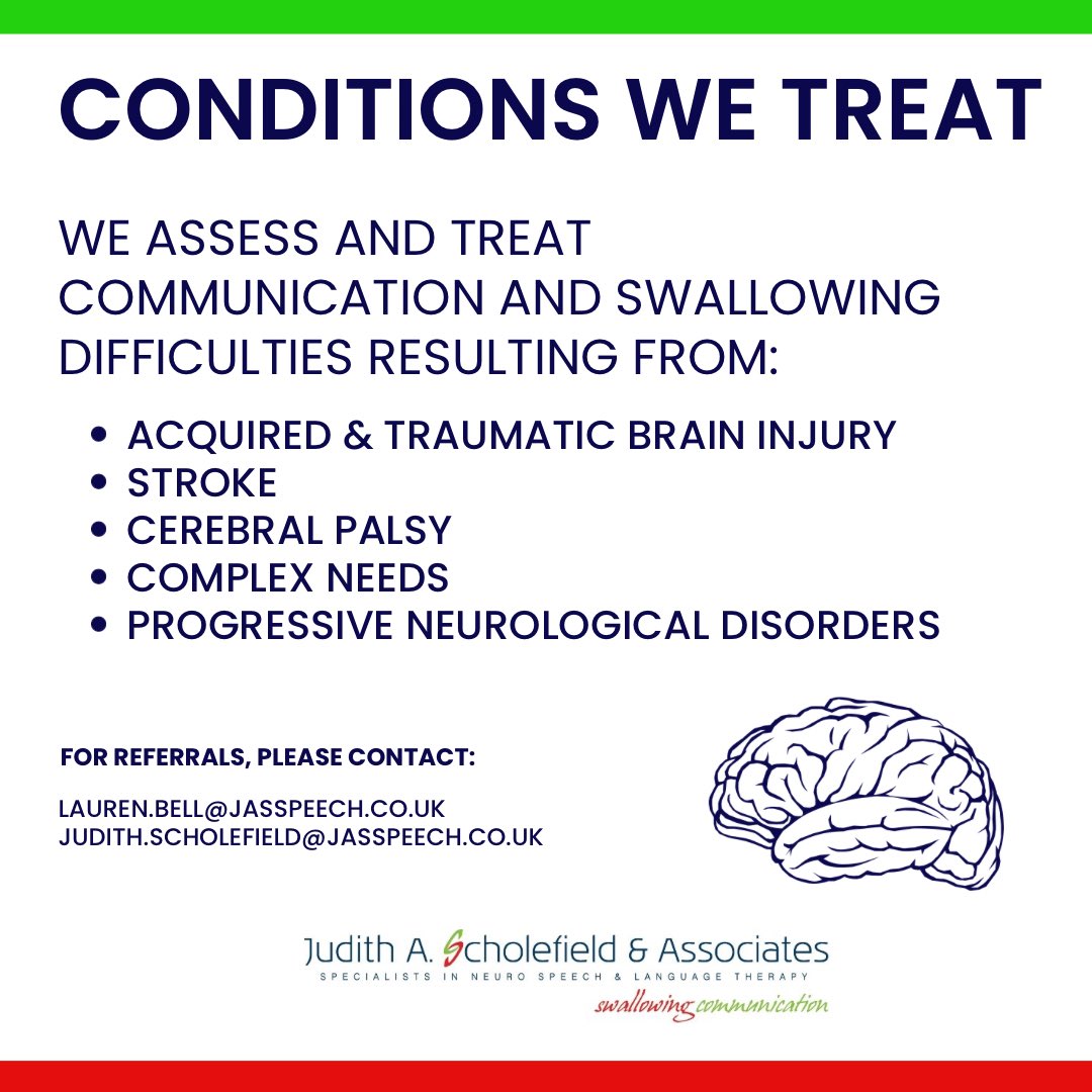 Judith A Scholefield & Associates (@jasspeechneuro) on Twitter photo 