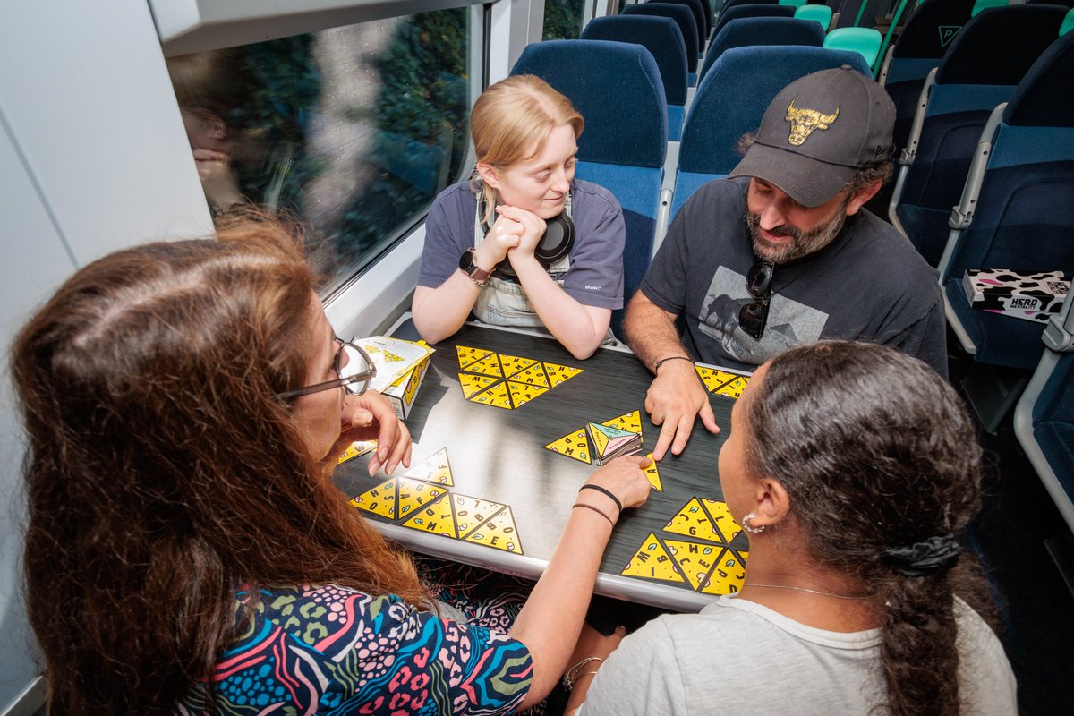 Southeastern (@se_railway) on Twitter photo 🎲 Need to occupy the kids this week?
🎉 Just two days left to enjoy #EnterTRAINment onboard!
🚄 10:40 St Pancras-Margate (via Ashford)
🚄 14:49 Margate-St Pancras (via Canterbury West)
Join us in Coach 11 for competitive action! 🥇
<a href="/bigpotatogames/">Big Potato | INACTIVE ACCOUNT</a> 🎲 Need to occupy the kids this week?
🎉 Just two days left to enjoy #EnterTRAINment onboard!
🚄 10:40 St Pancras-Margate (via Ashford)
🚄 14:49 Margate-St Pancras (via Canterbury West)
Join us in Coach 11 for competitive action! 🥇
<a href="/bigpotatogames/">Big Potato | INACTIVE ACCOUNT</a>