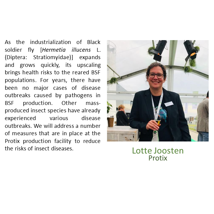 FeedInsect's tweet photo. At our interdisciplinary symposium on the 12th of September Anna Voulgari Kokota and Lotte Joosten will tell you all about infection risks and prevention in large-scale black soldier fly rearing! Info and registration: https://t.co/Z7vGCVzdIo
@WUR @univgroningen @HASgreenacademy https://t.co/cdFxp0qDWU