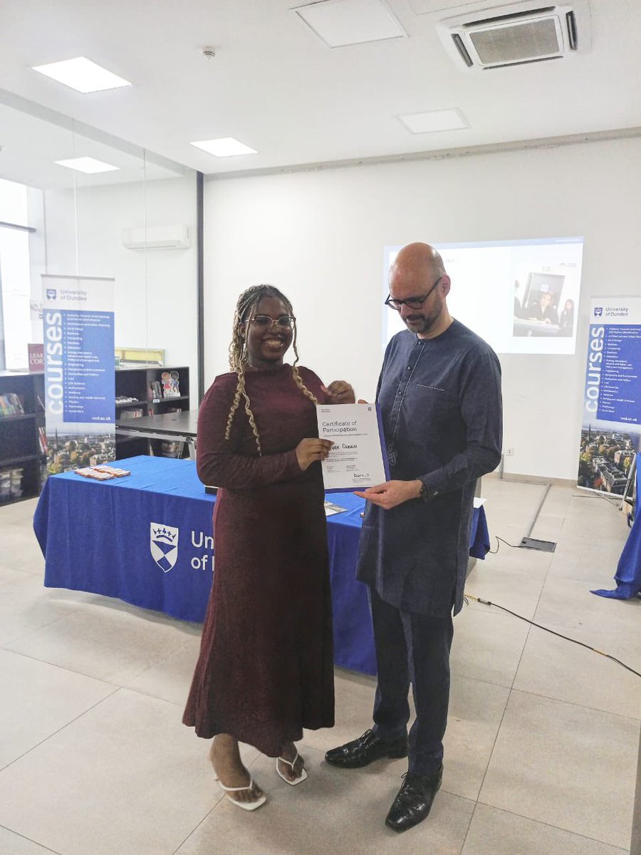 divysixthform's tweet photo. And the winner of the 2024 Certificate of Excellence and the University of Dundee’s Mooter of the Year for Nigeria Award is...
D-Ivy's  Damilola Salami.

We had four students participate in this competition with Damilola Salami emerging the winner.  Congratulations Damilola! https://t.co/c6ndSFnj9s