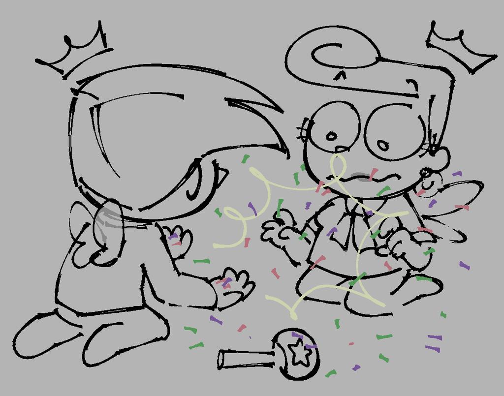 DOUBLEBBBATTERY's tweet photo. #FairlyOddParentsANewWish havent drew peri in a while https://t.co/be6v4GtCLA