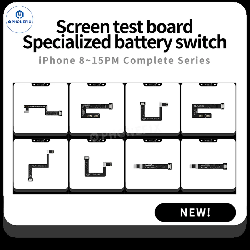vipprogrammer_'s tweet photo. #WYLIE Screen Test Board Specialized Battery Switch Cable One-key Boot quick test of iPhone 8-15 Pro Max screen without repeatedly disassembling iPhone battery.

#WYLIEScreenTest #TechRepair #iPhoneTesting #EfficientRepairs #BatterySwitch #ScreenTesting #diyfixtool #phonefix https://t.co/MNXDoWPAuu