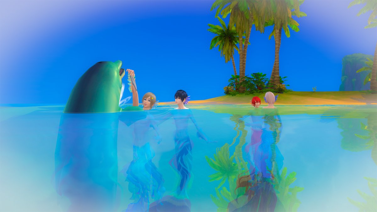 R___Collection's tweet photo. 何事も無ければそろそろ短編開始
の準備をしたりしなかったり🧜‍♂️

#sims4 #マーマン #人魚王子2 https://t.co/tGpcYKkWik