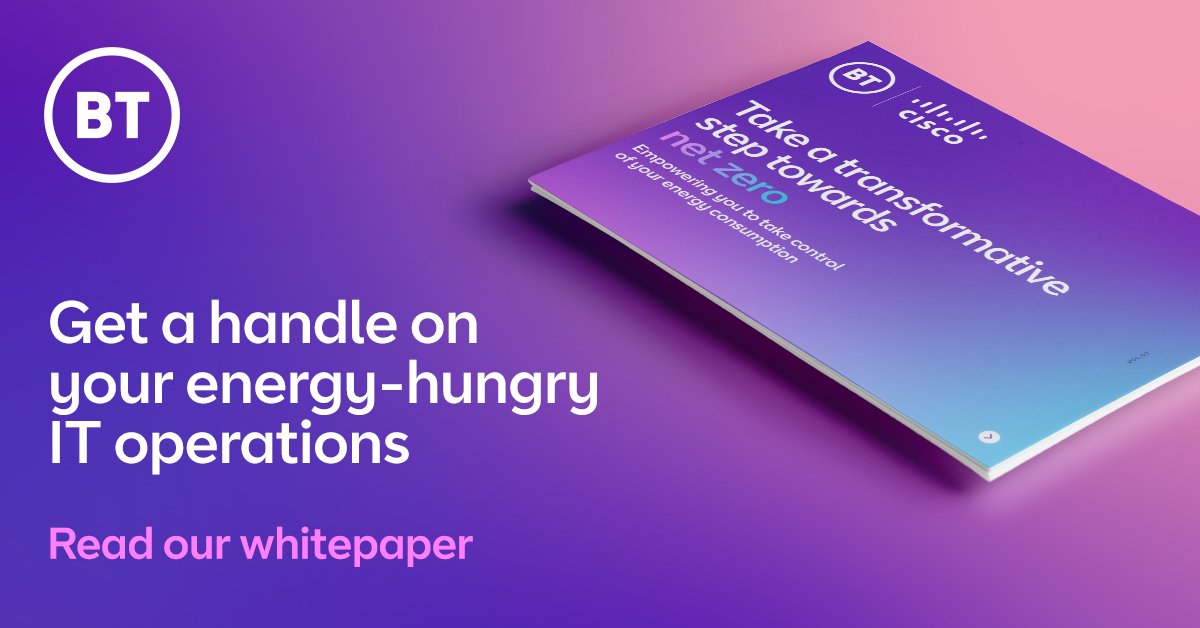 50% of CIOs now face performance metrics tied to #IT #sustainability, so it’s vital to get a handle on this energy-hungry area of operations. Discover how the Smart Energy Optimiser, powered by V-app, can help ♻️👉 bit.ly/3A3kpii