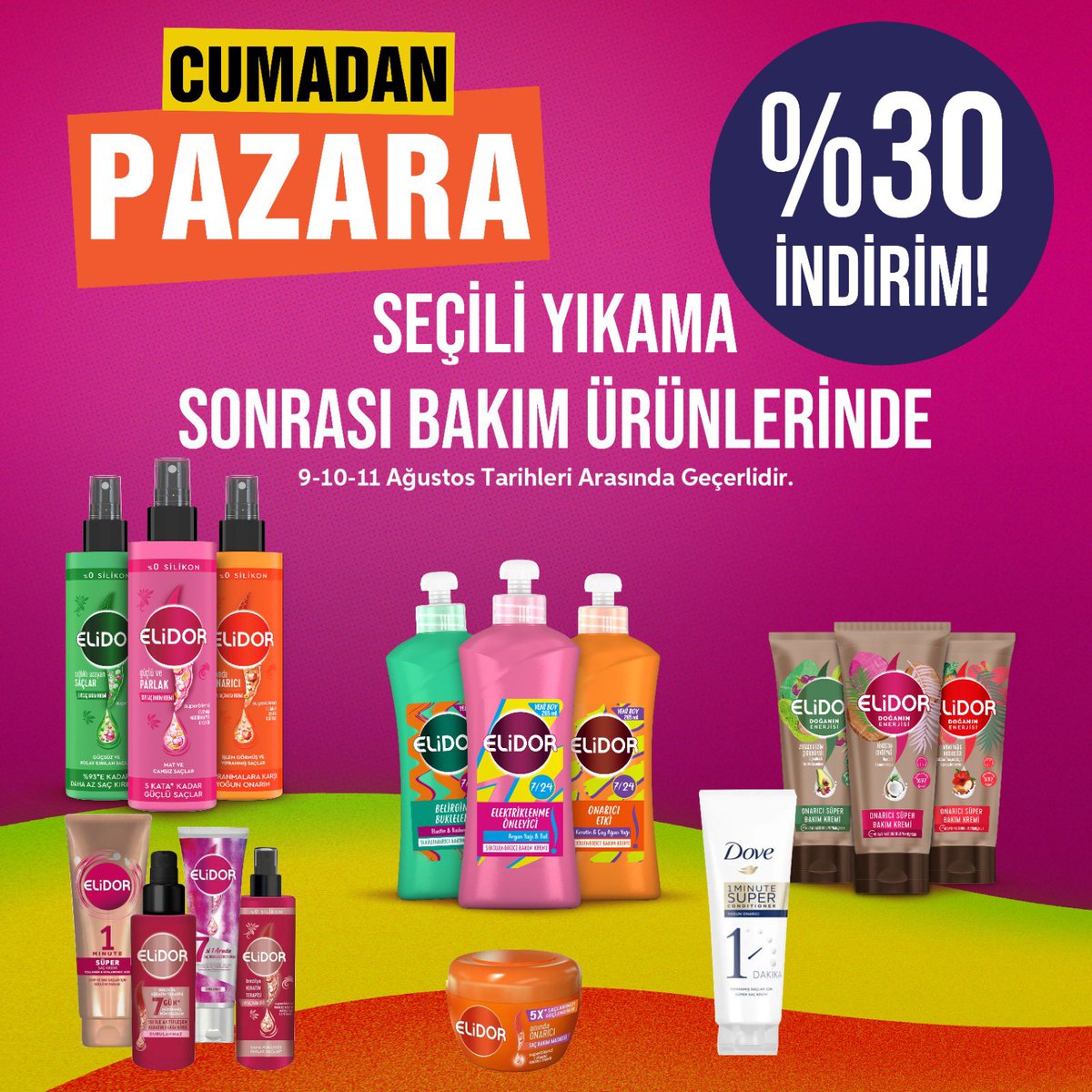 Cumadan Pazara İndirimler Bitmiyor! Mağazalarımıza Bekleriz!🧡