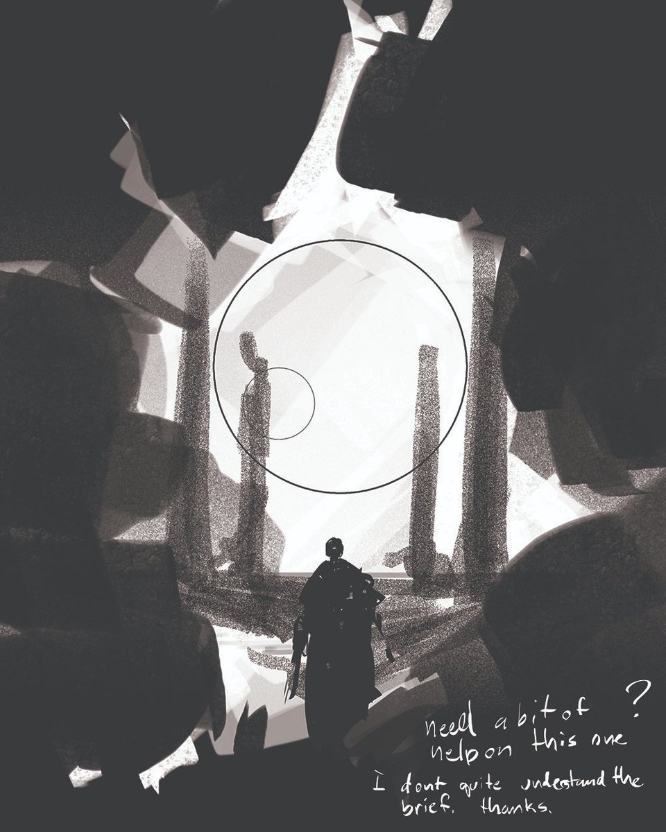 flaptrapsart's tweet image. #Destiny  #sketchvsfinal Grimoire anthology illustration